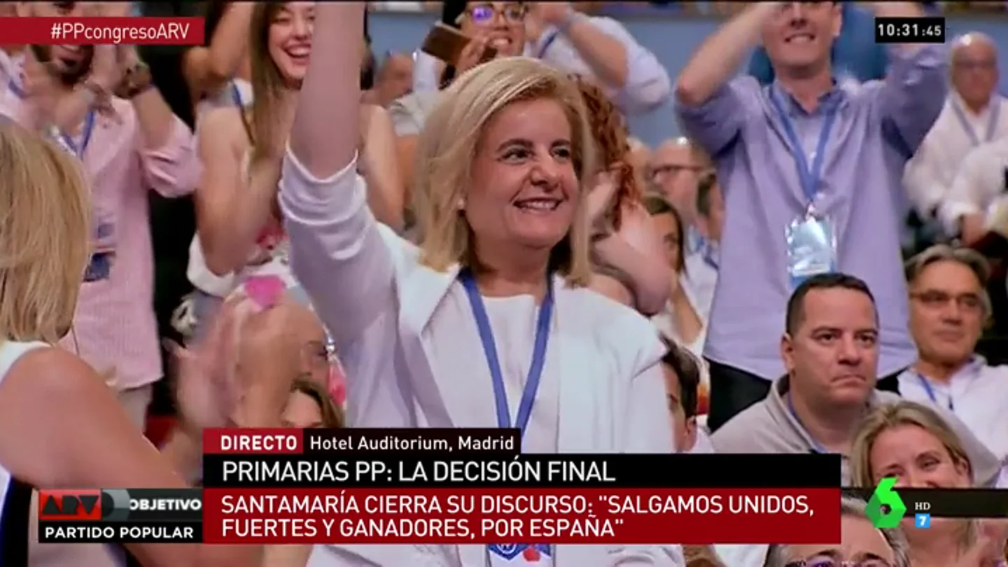 Fátima Báñez en el Congreso del PP Fátima Báñez en el Congreso del PP