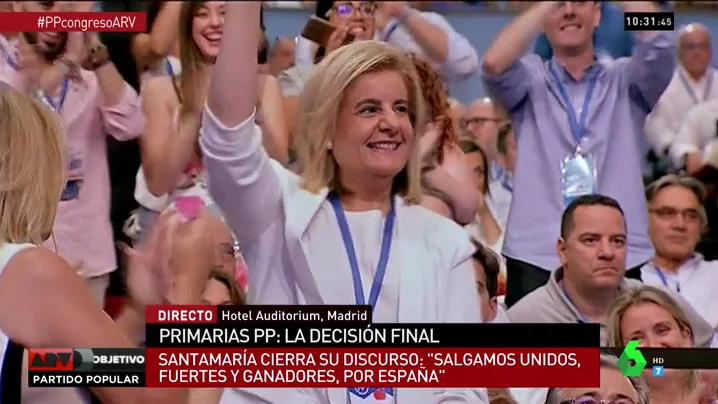 Fátima Báñez en el Congreso del PP