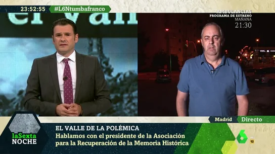 La denuncia de Emilio Silva: "Nos han vendido que el Valle de los Caídos era un monumento para los caídos de la guerra" La denuncia de Emilio Silva: "Nos han vendido que el Valle de los Caídos era un monumento para los caídos de la guerra"