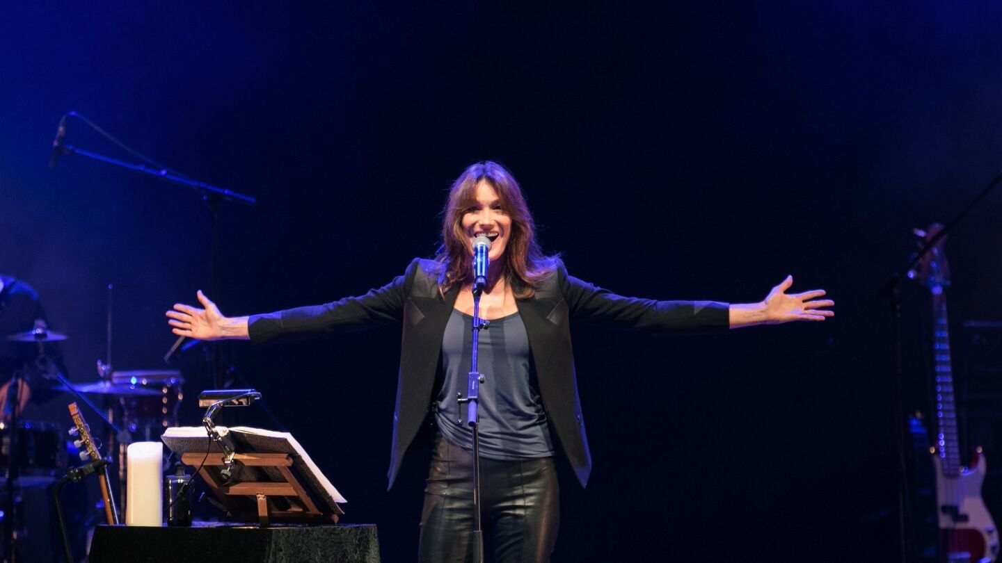 Fotograf&iacute;a facilitada por la organizaci&oacute;n de la cantante francesa Carla Bruni