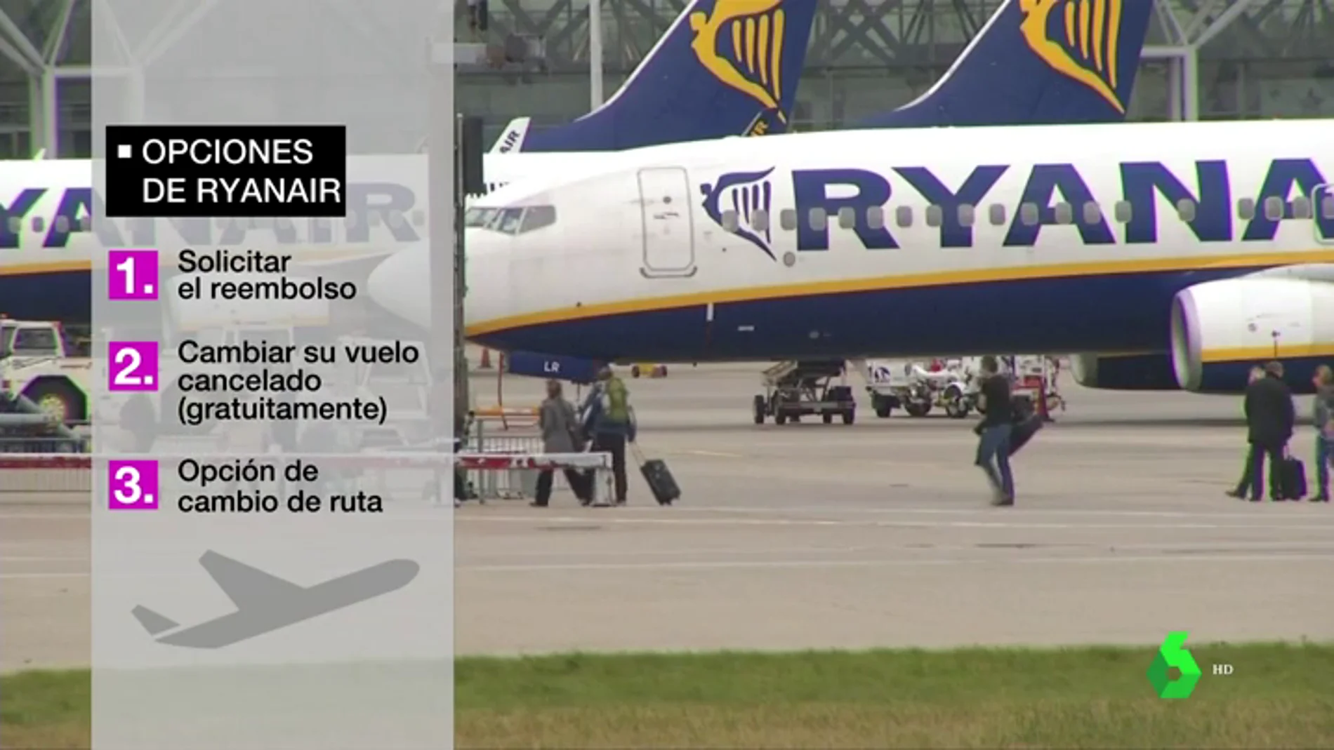 La huelga de Ryanair deja ya 75.000 afectados: "Van a tener que indemizarles con una cantidad entre los 250 y los 400 euros"