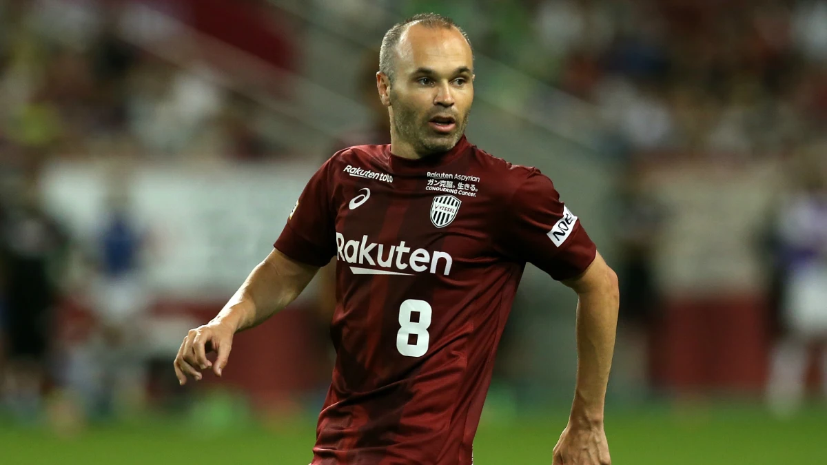 Andrés Iniesta, con el Vissel Kobe