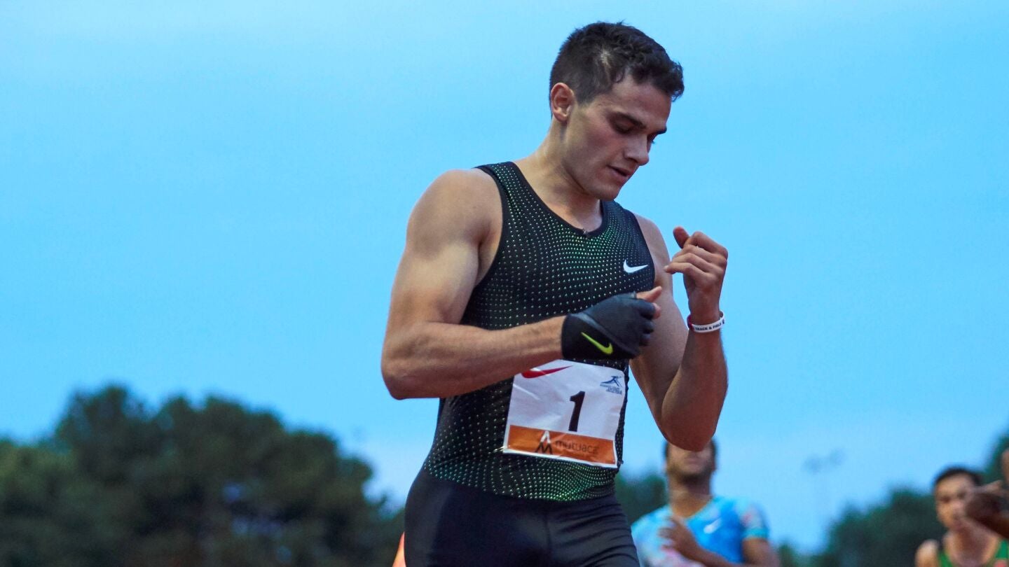 El atleta espa&ntilde;ol Bruno Hortelano