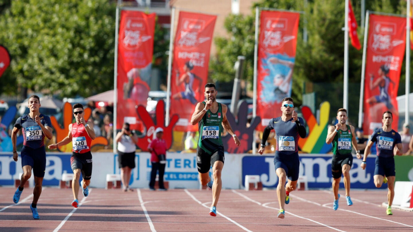 La final de los 400 del campeonato de Espa&ntilde;a