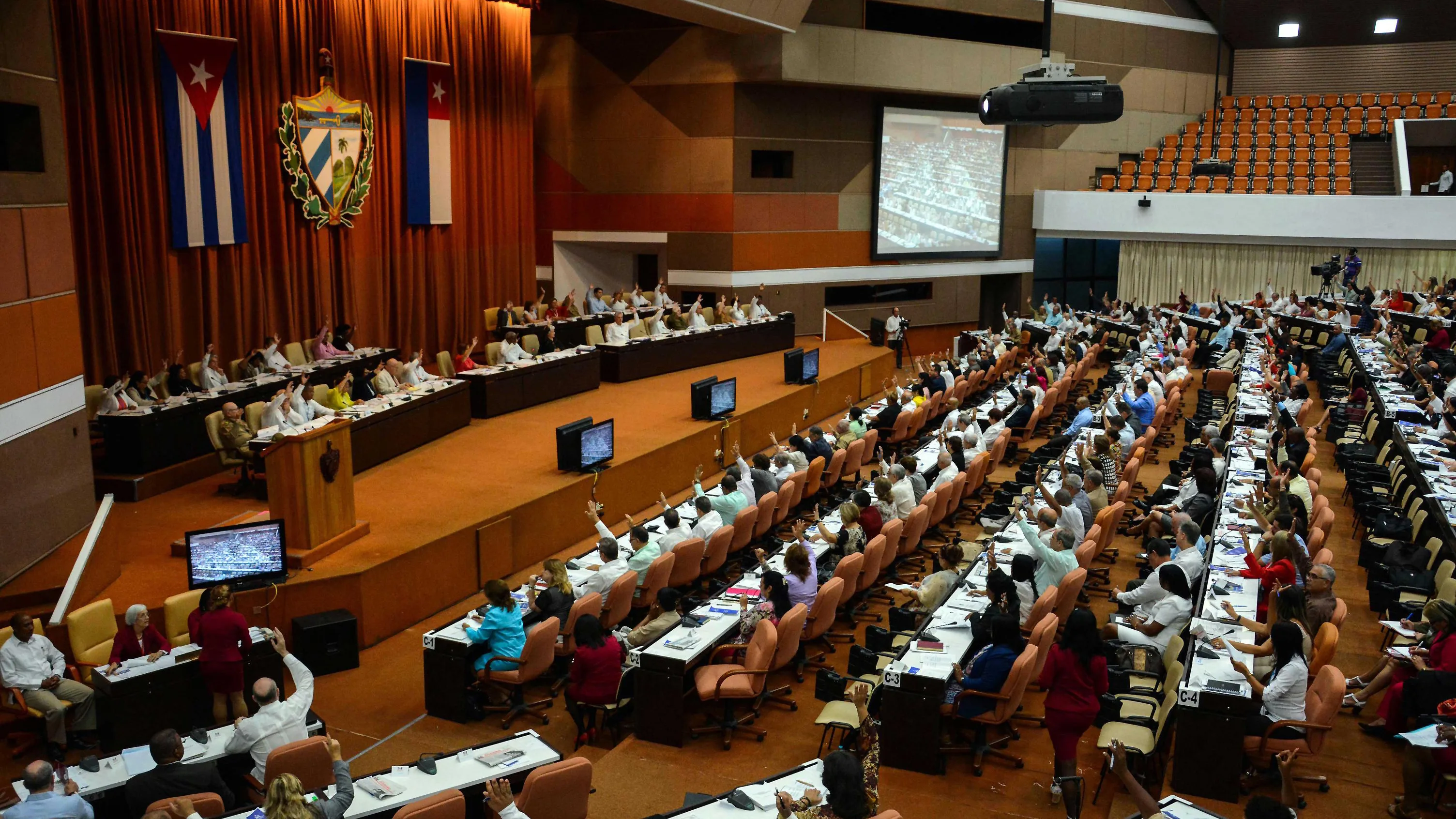 Vista general durante la plenaria del primer período ordinario de sesiones de la IX Legislatura de la Asamblea Nacional