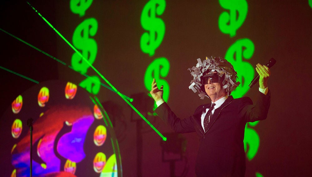 Imagen del concierto de Pet Shop Boys