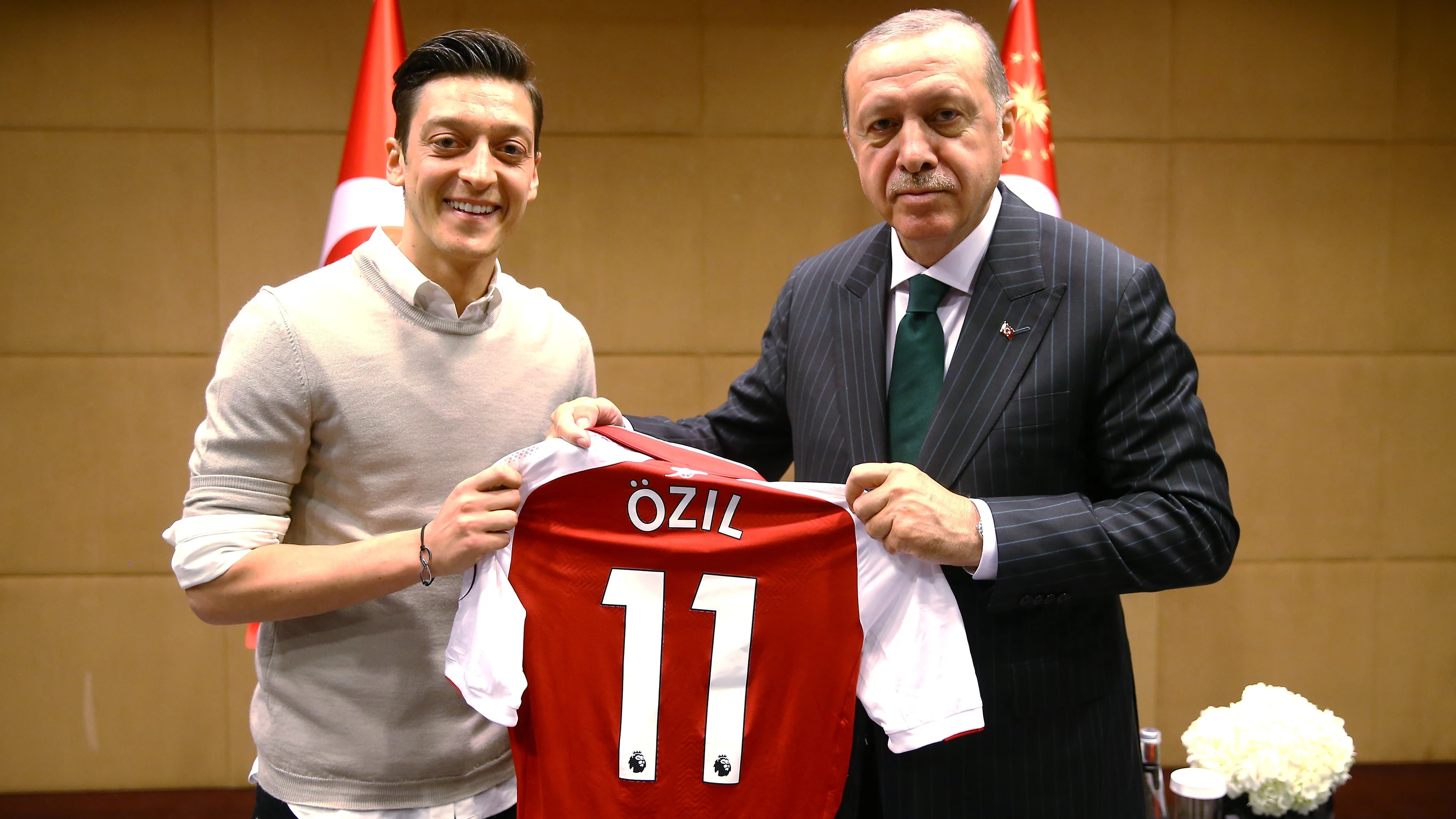 Mesut Özil y el presidente turco Erdogan