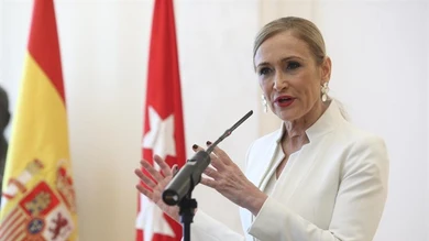 La expresidenta de la Comunidad de Madrid, Cristina Cifuentes Cristina Cifuentes durante la rueda de prensa en la que anunció su dimisión como presidenta de la Comunidad de Madrid
