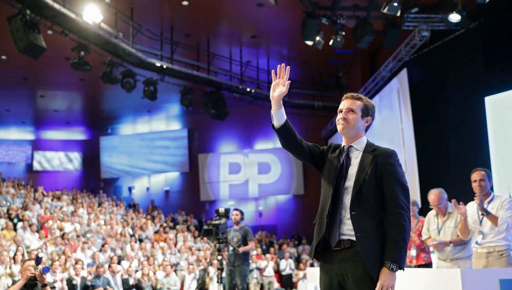 Pablo Casado en el Congreso Extraordinario del PP