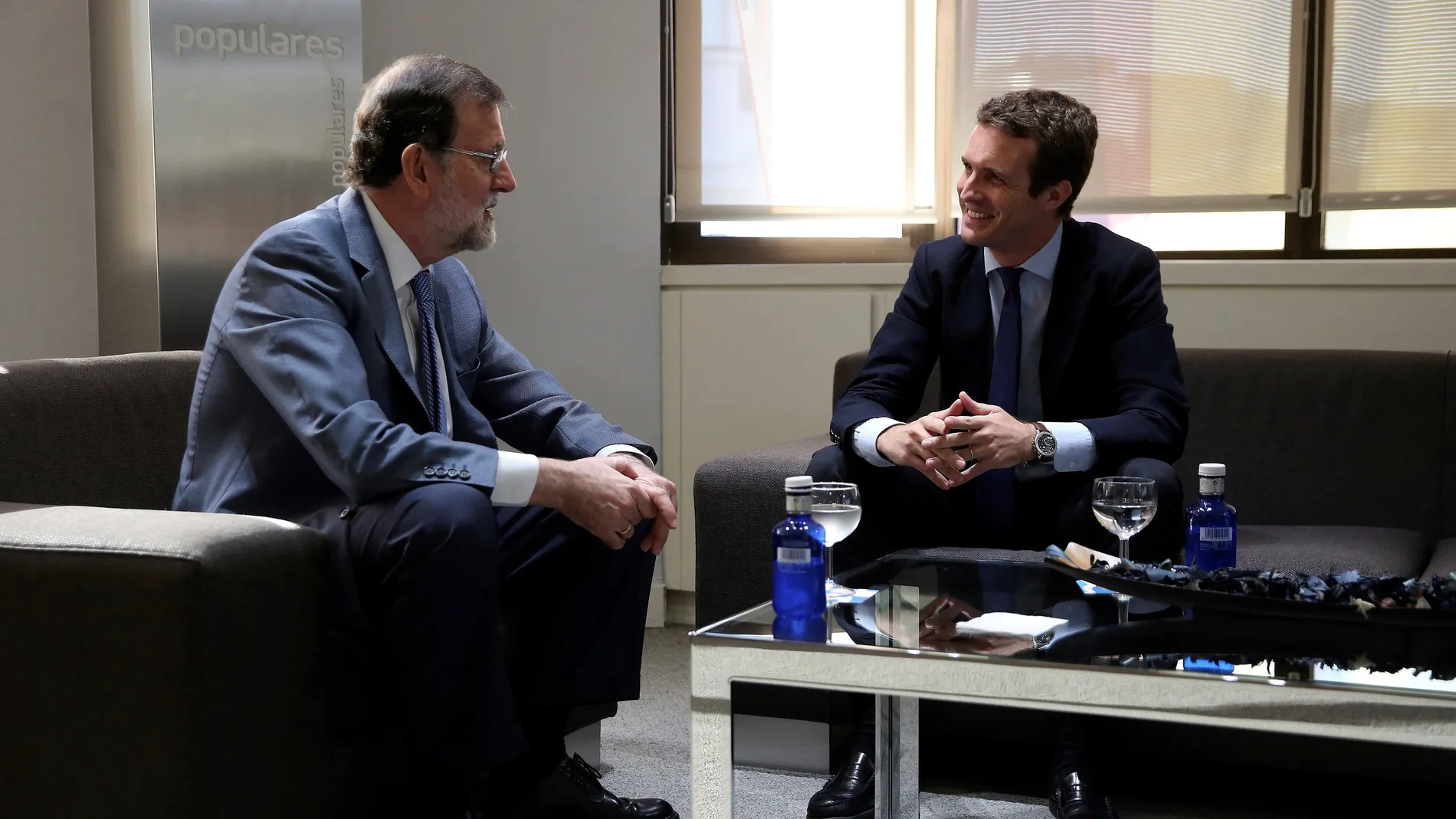 Mariano Rajoy y Pablo Casado