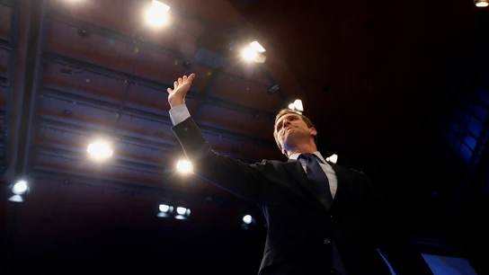Pablo Casado en el Congreso Extaordinario del PP Pablo Casado en el Congreso Extaordinario del PP