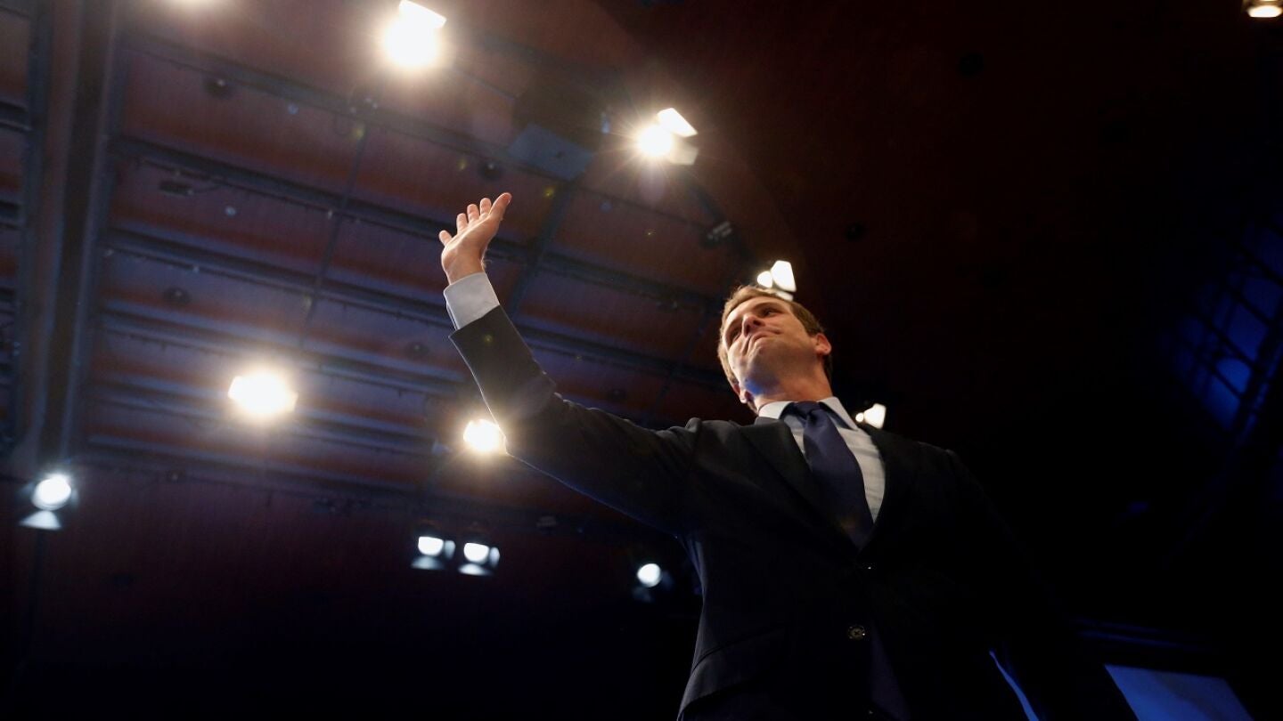 Pablo Casado en el Congreso Extaordinario del PP