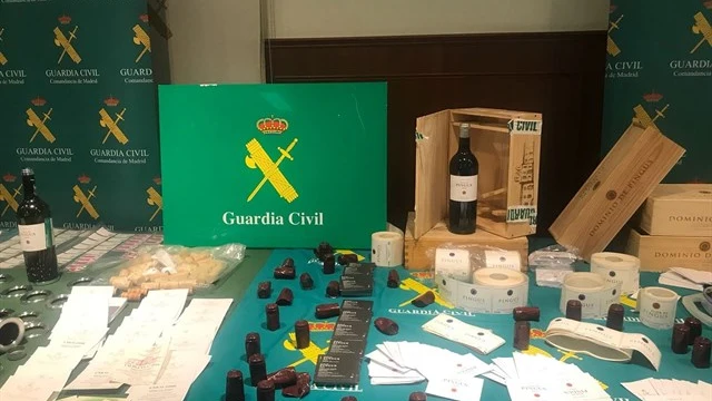 Imagen de la falsificación de vinos de alta gama