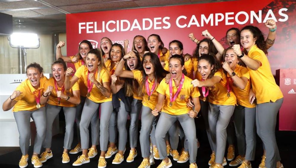 La selección española de fútbol femenino sub19