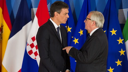 Sanchez y Juncker Sanchez y Juncker