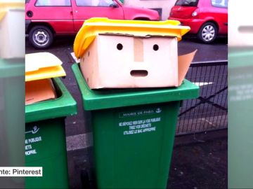 ¿Por qué vemos a Trump en un cubo de basura? ¿Por qué vemos a Trump en un cubo de basura?