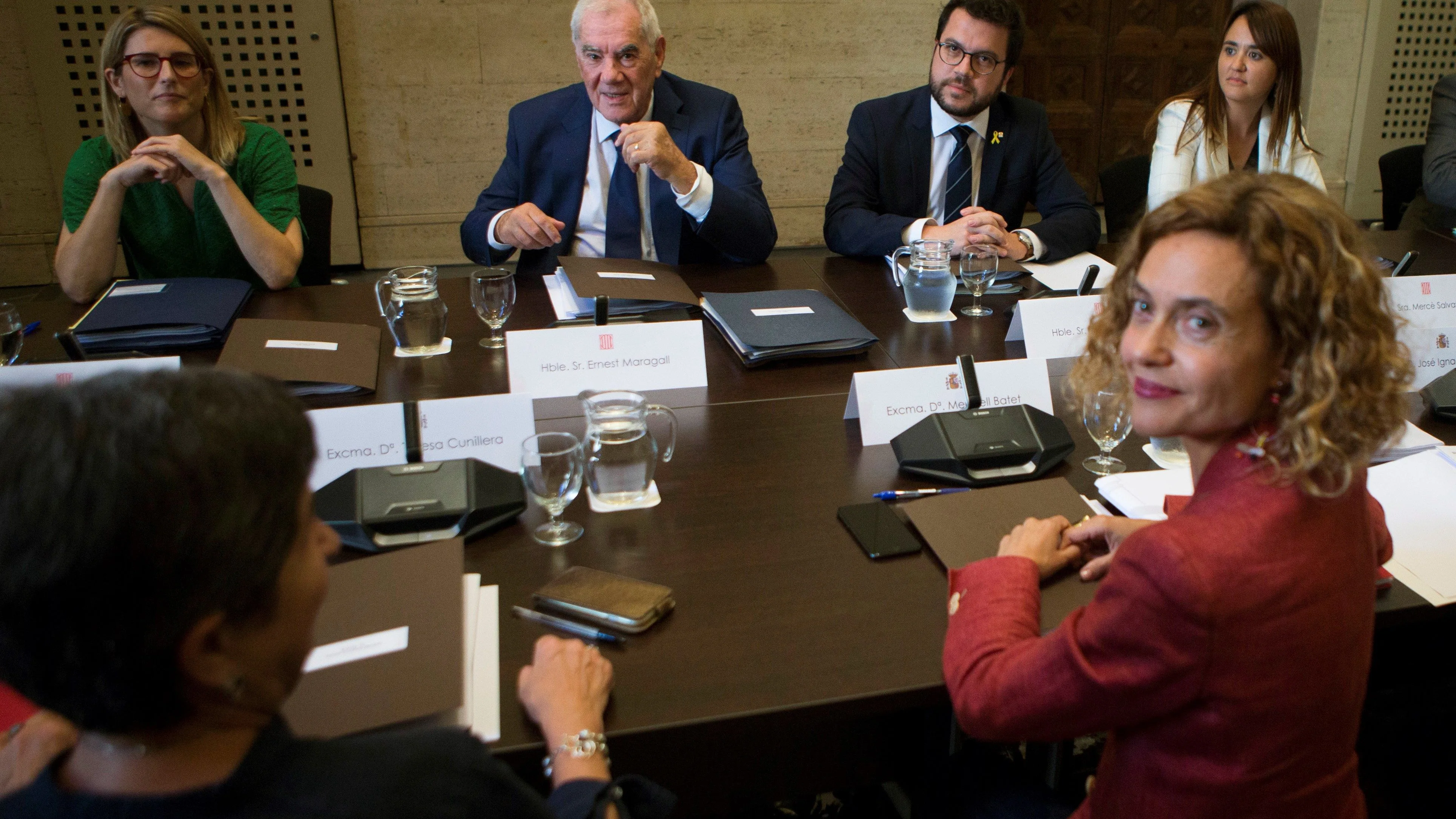 La primera reunión entre la Generalitat y el Estado después de siete años.