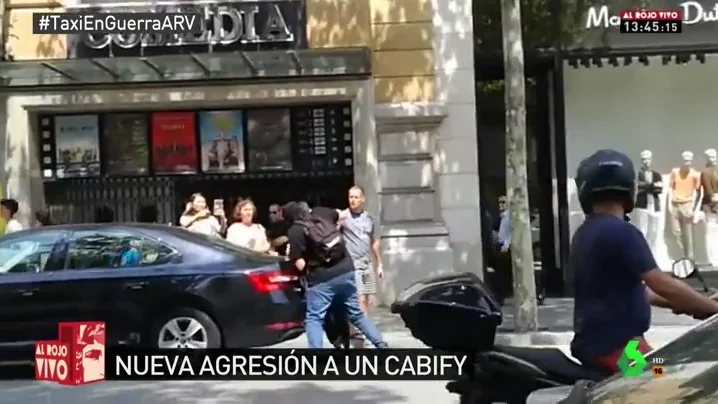 Agresión a un conductor de Cabify