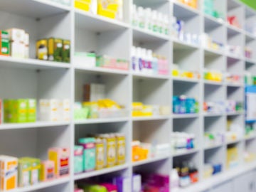 Imagen de archivo de una farmacia Imagen de archivo de una farmacia