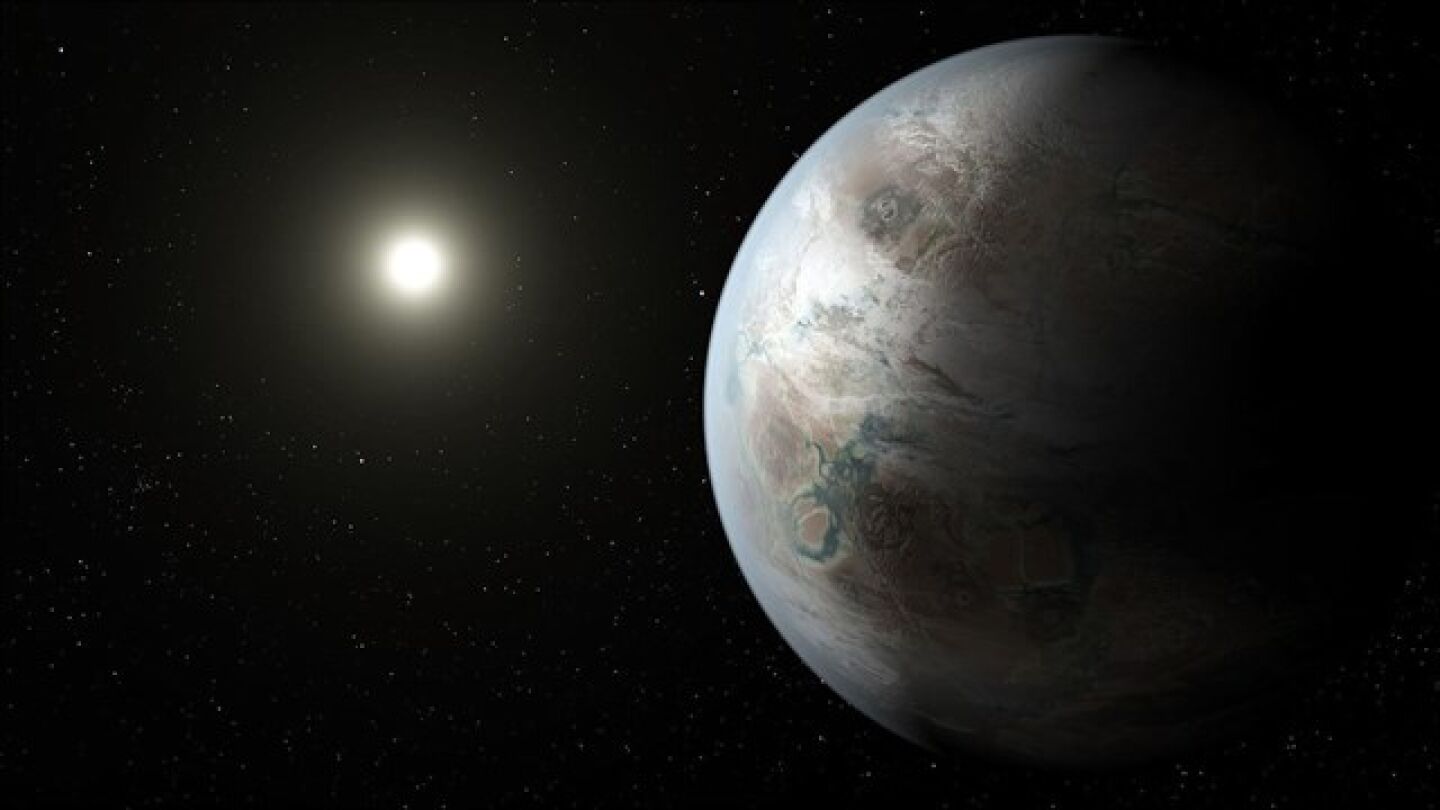 Imagen de la Nasa de la Tierra y la luna