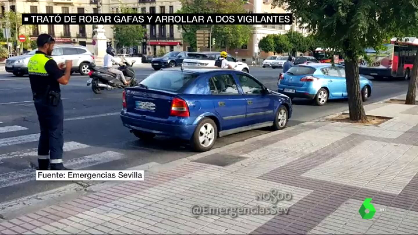 El coche con el que trat&oacute; de huir &Aacute;ngel Boza