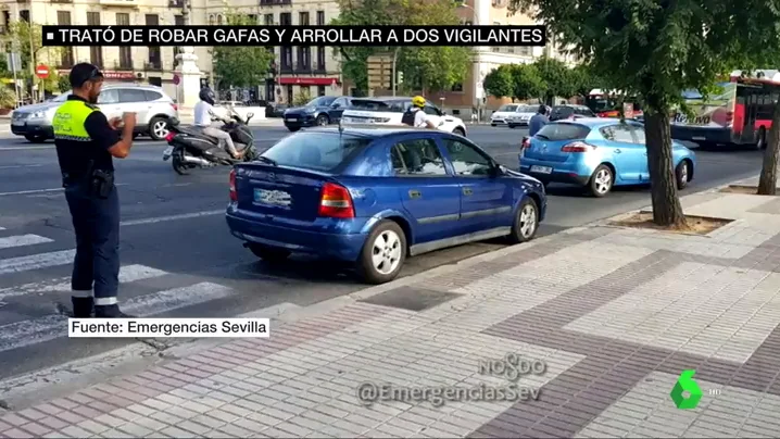 El coche con el que trató de huir Ángel Boza