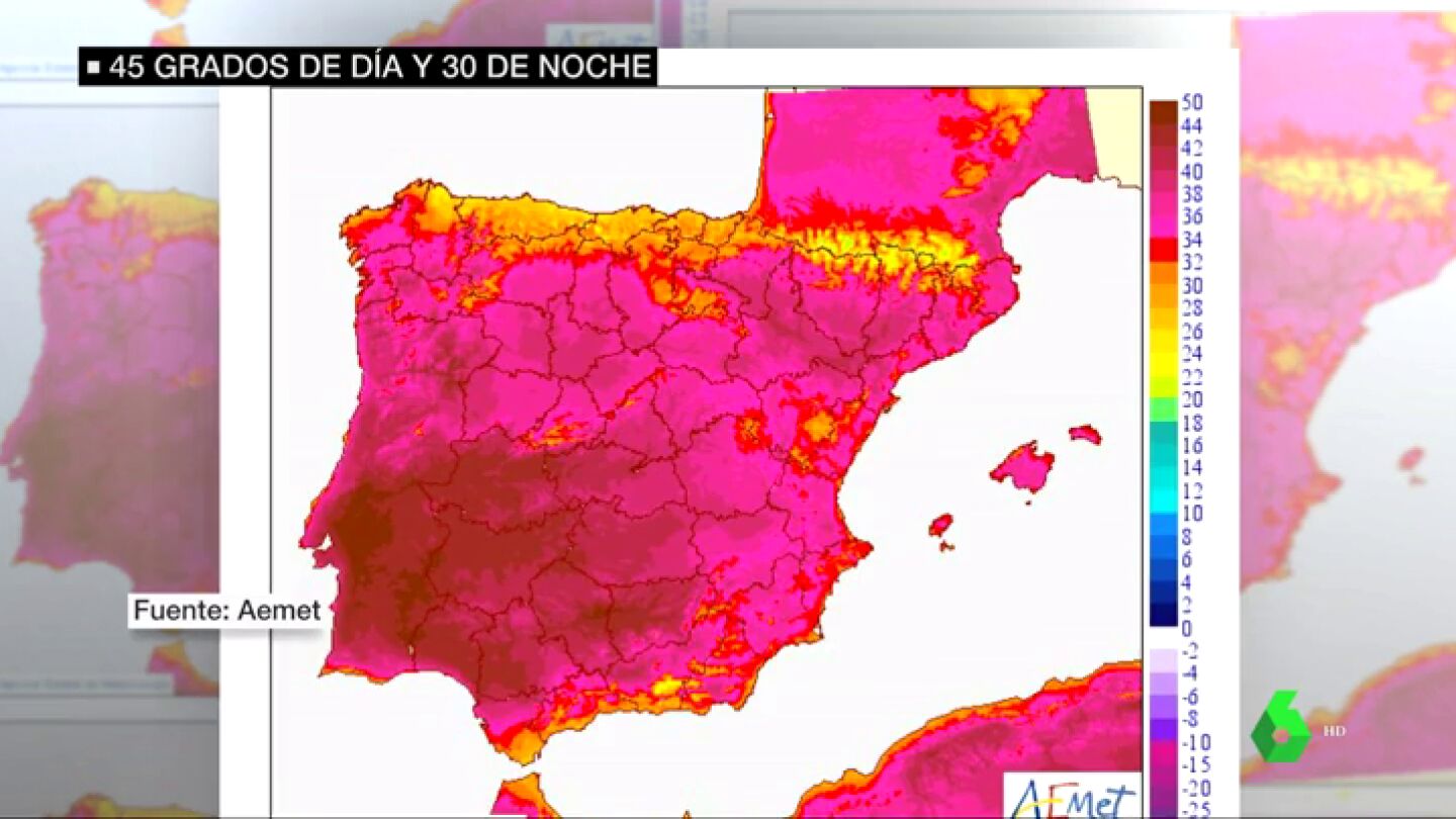 La ola de calor azota Espa&ntilde;a con temperaturas de hasta 44 grados: Badajoz, en alerta roja por temperaturas extremas