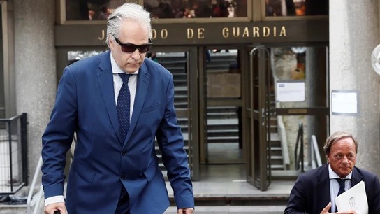 El profesor Pablo Chico de la Cámara sale de los Juzgados de Plaza de Castilla El profesor Pablo Chico de la Cámara sale de los Juzgados de Plaza de Castilla