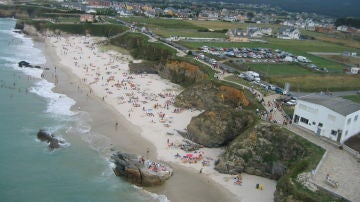 Playa de Fonteo Valea, Barreiros 