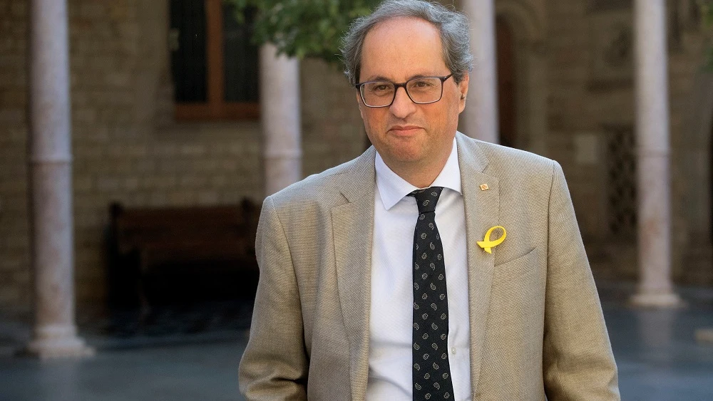 El presidente de la Generalitat, Quim Torra