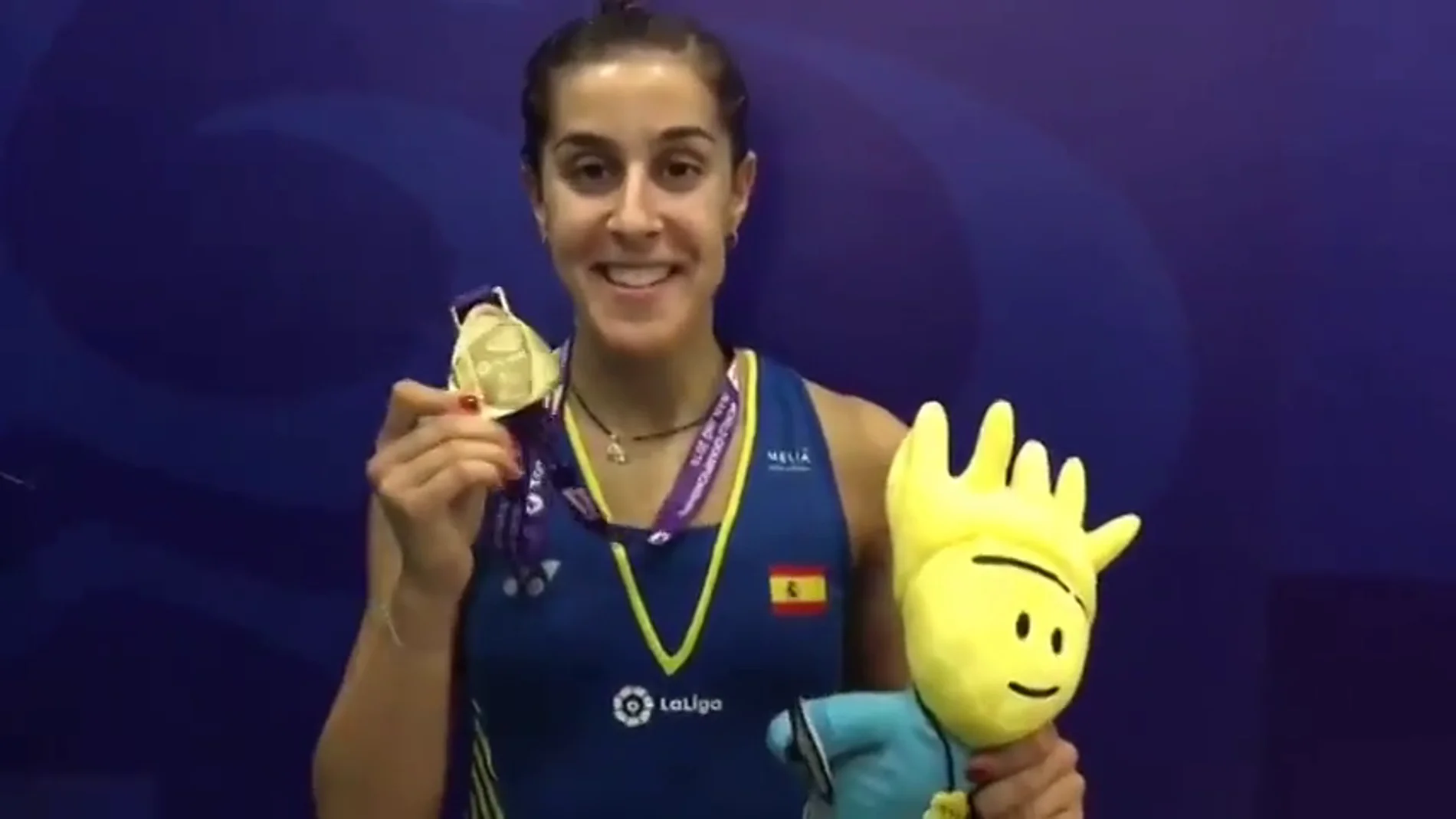 Carolina Marín: "Esta medalla es muy especial para mí después de pasar un tiempo complicado"