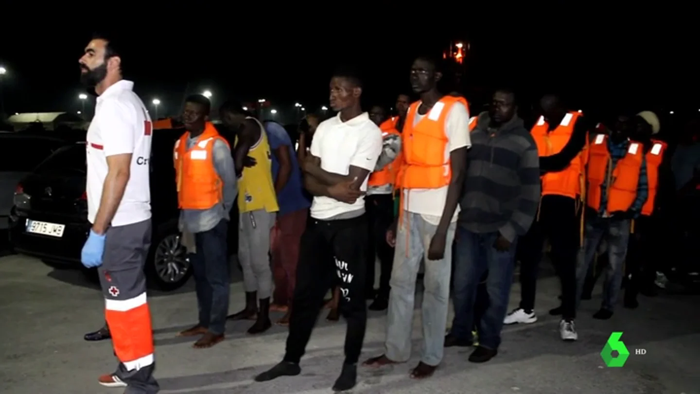 Migrantes llegados a las costas andaluzas Migrantes llegados a las costas andaluzas