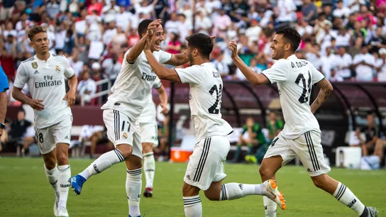 Asensio celebra uno de sus goles ante la Juventus Asensio celebra uno de sus goles ante la Juventus