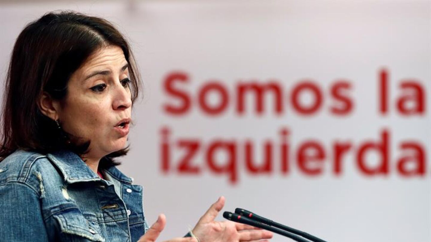 La vicesecretaria general y portavoz del Grupo Socialista, Adriana Lastra