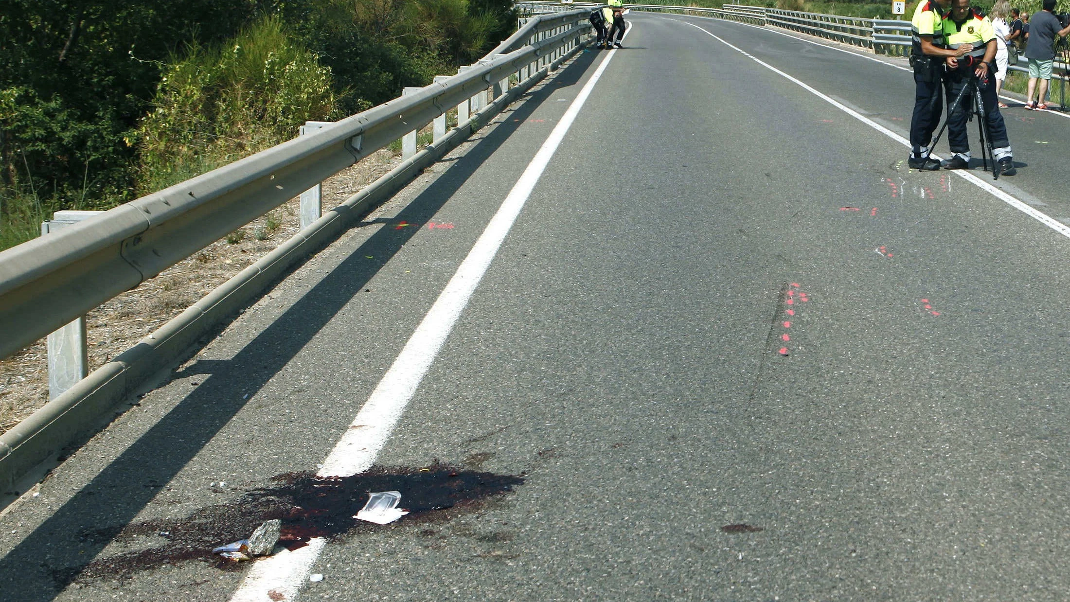 Lugar donde se produjo el siniestro en Tarragona