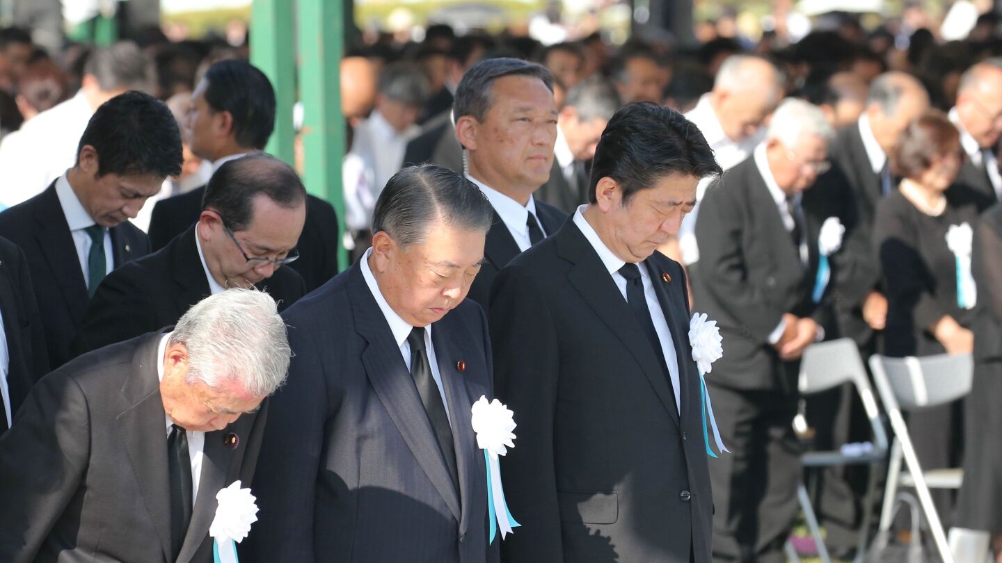 Acto de homenaje en Hiroshima