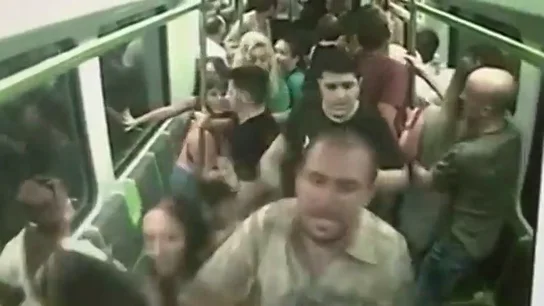 Caos en el metro de Valencia Caos en el metro de Valencia