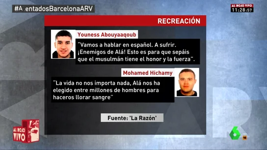 Conversaciones de los terroristas de Barcelona Conversaciones de los terroristas de Barcelona