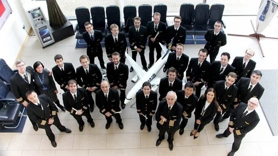 Pilotos de la compañía Ryanair Pilotos de la compañía Ryanair