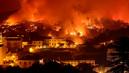 Incendio en la comarca portuguesa de Monchique Incendio en la comarca portuguesa de Monchique