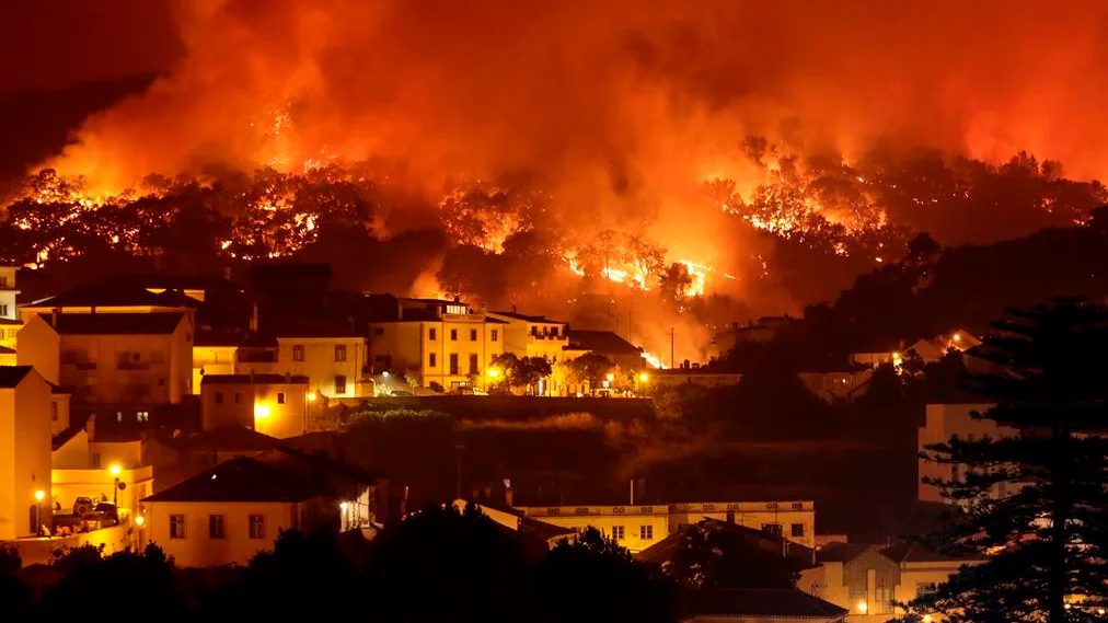 Incendio en la comarca portuguesa de Monchique