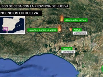 El verano en Huelva, una pesadilla envuelta en fuego: se investiga si los cuatro incendios sufridos fueron provocados El verano en Huelva, una pesadilla envuelta en fuego: se investiga si los cuatro incendios sufridos fueron provocados