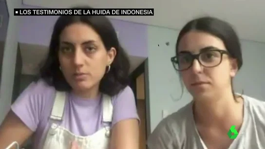 Supervivientes españolas del atentado de Lombok. Supervivientes españolas del atentado de Lombok.