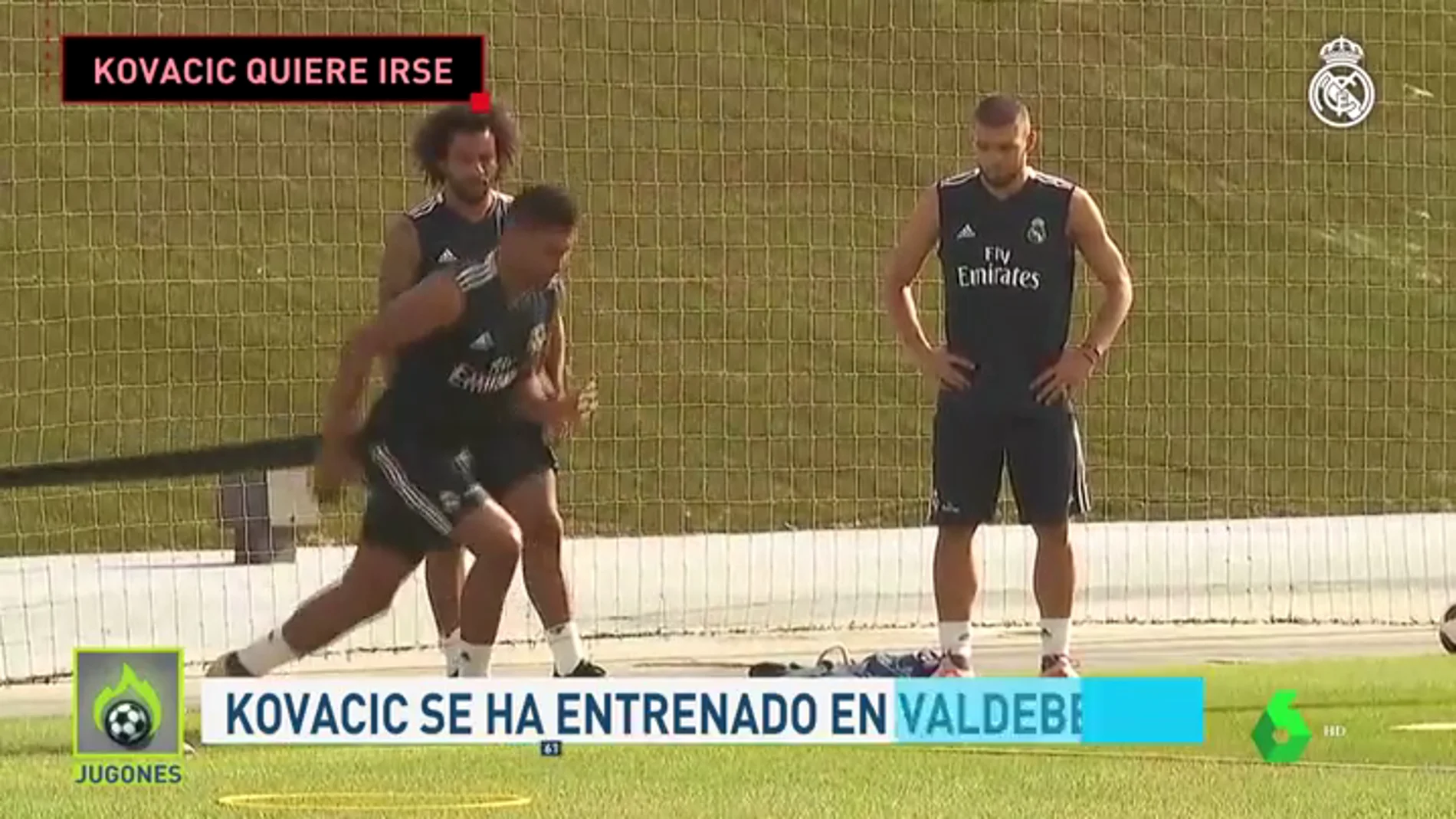 Kovacic se entrena en Valdebebas mientras busca su salida del Real Madrid
