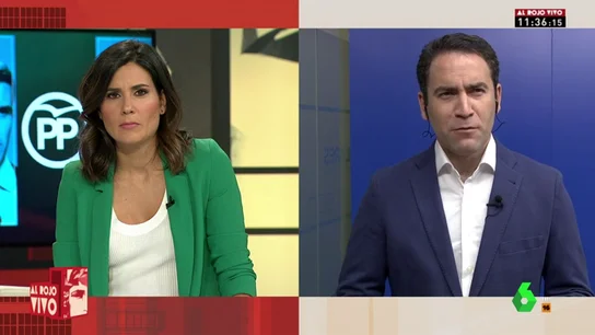 Teodoro García, secretario general del PP, en Al Rojo Vivo. Teodoro García, secretario general del PP, en Al Rojo Vivo.