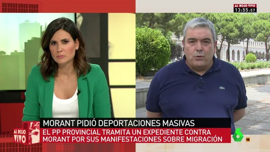 Esteban Ibarra en Al Rojo Vivo. Esteban Ibarra en Al Rojo Vivo.
