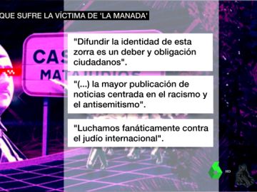 La publicación contra la víctima de 'La Manada. La publicación contra la víctima de 'La Manada.