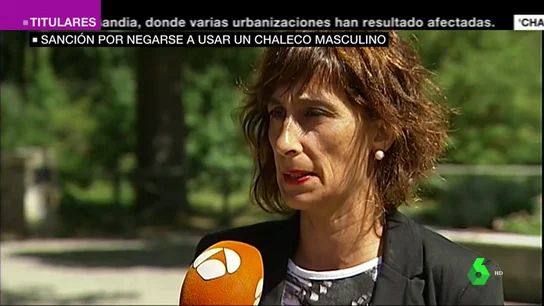 Habla Pilar, la guardia civil suspendida por negarse a vestir un chaleco antibalas de hombre: "Tenemos que luchar mucho, a la vista está" Habla Pilar, la guardia civil suspendida por negarse a vestir un chaleco antibalas de hombre: "Tenemos que luchar mucho, a la vista está"