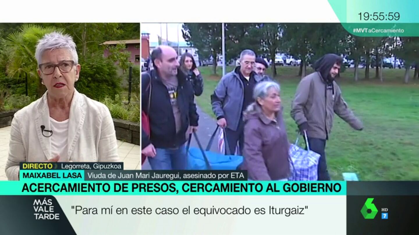 Maixabel Lasa, viuda de una v&iacute;ctima de ETA.