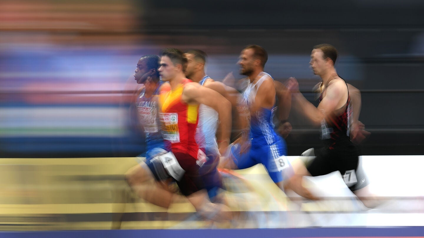 Bruno Hortelano durante los Campeonatos de Europa de Atletismo